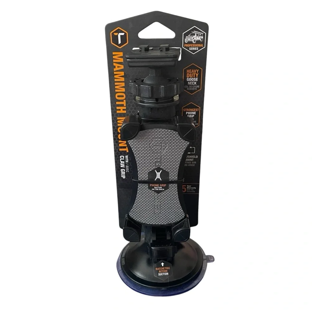 ToughTested Mammoth Mount (TT-4S-MAM) Phone Windshield Gooseneck Arm Holder NWT!
